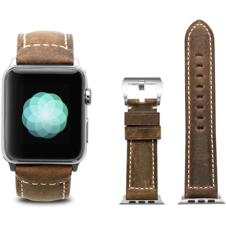 Apple Watch Band Repurposed Classic LV Monogram Eclipse Graphite, Series 7-9 42mm/44mm / Silver